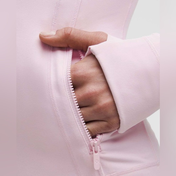 Lululemon NWT Define Nulu Full Zip Jacket Pink Organza Color Size 12 - Picture 6 of 15